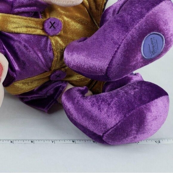 Disney Store Snow White The Seven Dwarfs Dopey 12 inch Plush Christmas Elf Toy - Picture 11 of 11